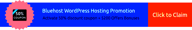 BlueHost WordPress Hosting Promotion