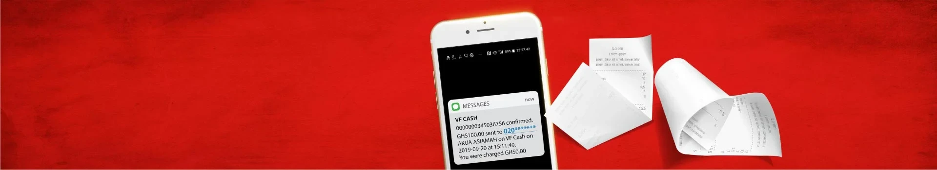 Vodafone Cash Charges in Ghana