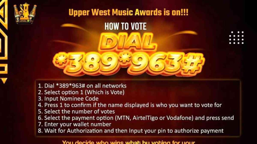 Upper West Music Awards 2024 How To Vote —